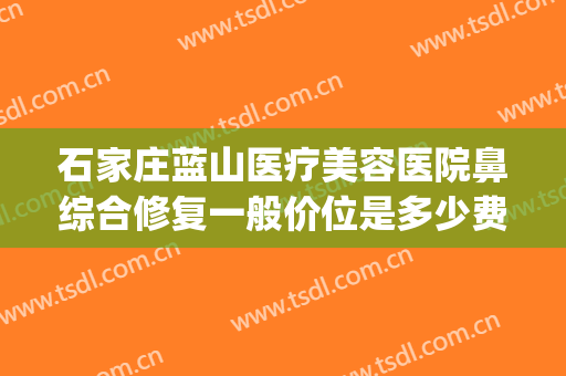 石家庄蓝山医疗美容医院鼻综合修复一般价位是多少费用?好不好?(济南蓝石医疗美容)