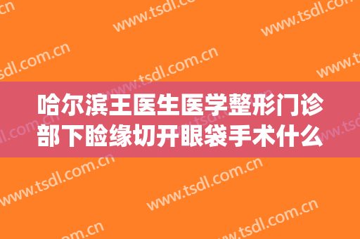 哈尔滨王医生医学整形门诊部下睑缘切开眼袋手术什么价格?靠谱吗?(哈尔滨割眼袋)