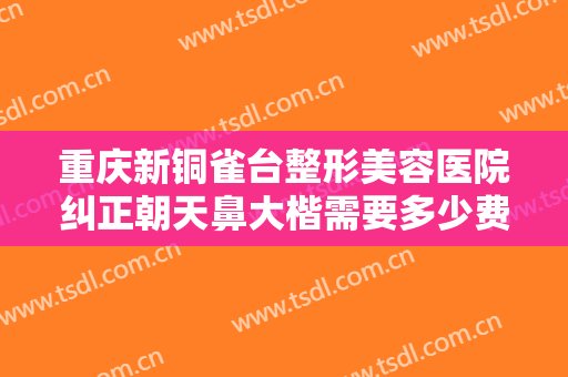 重庆新铜雀台整形美容医院纠正朝天鼻大楷需要多少费用?有哪些优势?