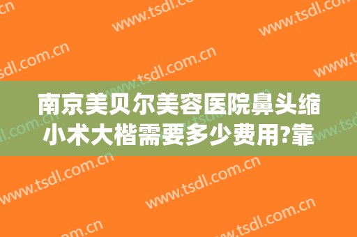 南京美贝尔美容医院鼻头缩小术大楷需要多少费用?靠谱吗?(南京美贝尔做鼻子怎么样)