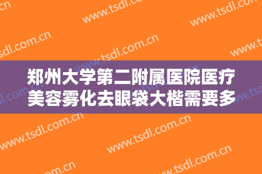 郑州大学第二附属医院医疗美容雾化去眼袋大楷需要多少费用?有哪些优势?