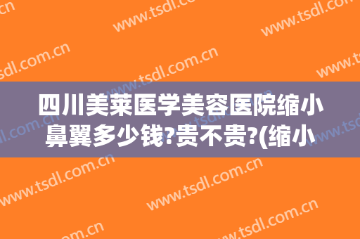 四川美莱医学美容医院缩小鼻翼多少钱?贵不贵?(缩小鼻翼多少钱我美不美吗)