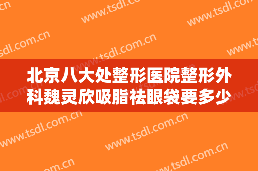 北京八大处整形医院整形外科魏灵欣吸脂祛眼袋要多少钱?有哪些优势?