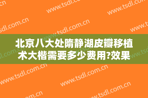 北京八大处隋静湖皮瓣移植术大楷需要多少费用?效果怎么样?