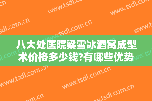 八大处医院梁雪冰酒窝成型术价格多少钱?有哪些优势?