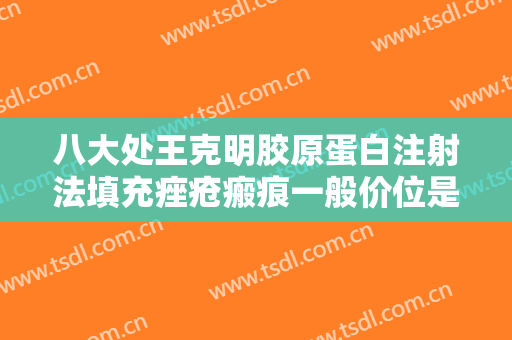 八大处王克明胶原蛋白注射法填充痤疮瘢痕一般价位是多少钱?贵不贵?