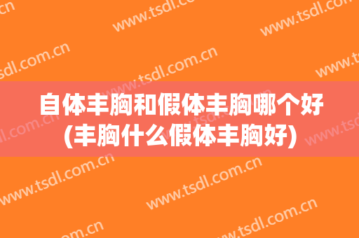 自体丰胸和假体丰胸哪个好(丰胸什么假体丰胸好)