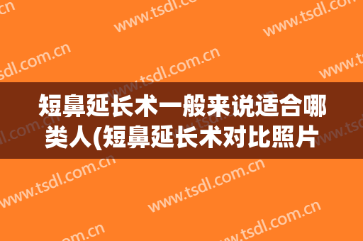 短鼻延长术一般来说适合哪类人(短鼻延长术对比照片)