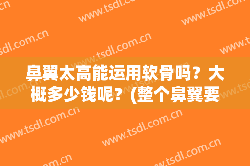 鼻翼太高能运用软骨吗？大概多少钱呢？(整个鼻翼要多少钱)