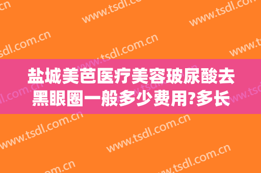 盐城美芭医疗美容玻尿酸去黑眼圈一般多少费用?多长时间恢复?(玻尿酸祛黑眼圈多少钱)