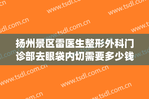 扬州景区雷医生整形外科门诊部去眼袋内切需要多少钱?贵不贵?(扬州割眼袋)