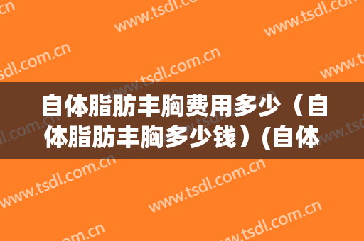 自体脂肪丰胸费用多少（自体脂肪丰胸多少钱）(自体脂肪丰胸大约多少钱)