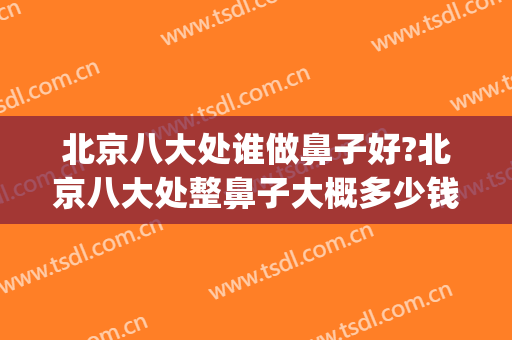 北京八大处谁做鼻子好?北京八大处整鼻子大概多少钱(八大处谁做鼻子比较好)