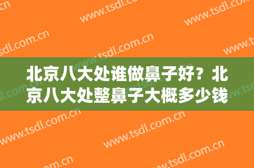 北京八大处谁做鼻子好？北京八大处整鼻子大概多少钱(北京八大处鼻整形哪个医生好)