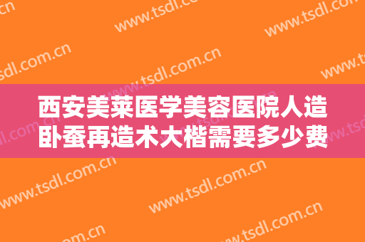 西安美莱医学美容医院人造卧蚕再造术大楷需要多少费用?效果怎么样?