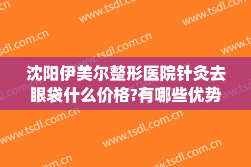 沈阳伊美尔整形医院针灸去眼袋什么价格?有哪些优势?(沈阳哪家整形医院做眼袋好)
