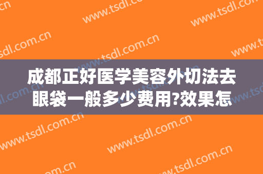 成都正好医学美容外切法去眼袋一般多少费用?效果怎么样?(成都哪家整形医院做眼袋最好)
