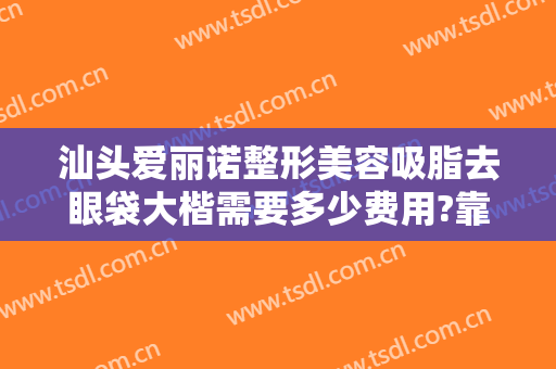 汕头爱丽诺整形美容吸脂去眼袋大楷需要多少费用?靠谱吗?