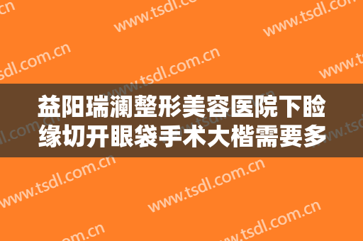 益阳瑞澜整形美容医院下睑缘切开眼袋手术大楷需要多少费用?贵不贵?