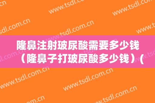 隆鼻注射玻尿酸需要多少钱（隆鼻子打玻尿酸多少钱）(隆鼻玻尿酸一针多少钱)