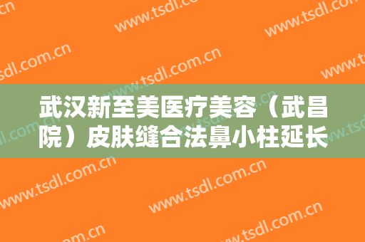 武汉新至美医疗美容（武昌院）皮肤缝合法鼻小柱延长术一般价位是多少费用?怎么样?