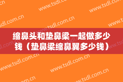 缩鼻头和垫鼻梁一起做多少钱（垫鼻梁缩鼻翼多少钱）(垫鼻子多少钱)