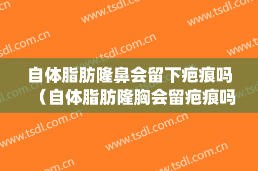 自体脂肪隆鼻会留下疤痕吗（自体脂肪隆胸会留疤痕吗）(自体脂肪隆鼻有风险吗?)