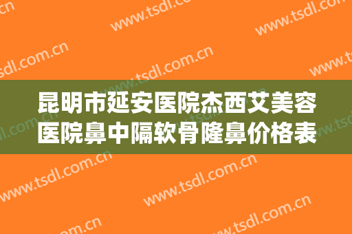 昆明市延安医院杰西艾美容医院鼻中隔软骨隆鼻价格表!效果怎么样?(昆明市延安医院杰西艾美容医院医生)