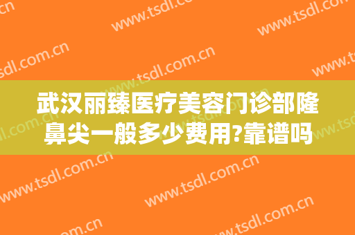 武汉丽臻医疗美容门诊部隆鼻尖一般多少费用?靠谱吗?(武汉丽臻医疗美容正规吗)