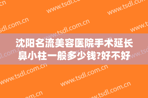 沈阳名流美容医院手术延长鼻小柱一般多少钱?好不好?(沈阳名流做鼻子怎么样)