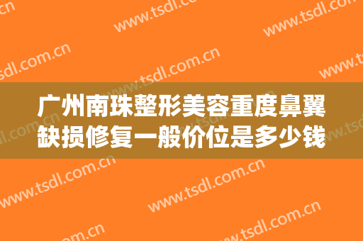 广州南珠整形美容重度鼻翼缺损修复一般价位是多少钱?可靠吗?(鼻翼缺损修复需要多少钱)