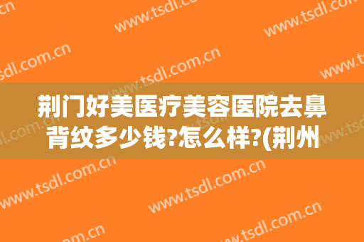 荆门好美医疗美容医院去鼻背纹多少钱?怎么样?(荆州鼻部整形要多钱)