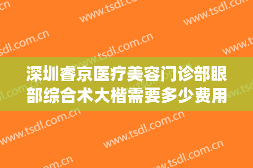 深圳睿京医疗美容门诊部眼部综合术大楷需要多少费用?靠谱吗?(深圳睿美医疗美容诊所)