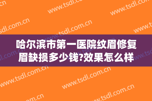 哈尔滨市第一医院纹眉修复眉缺损多少钱?效果怎么样?(正规医院纹眉多少钱一次)