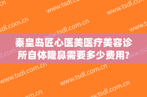 秦皇岛匠心医美医疗美容诊所自体隆鼻需要多少费用?效果怎么样?(秦皇岛整形美容)