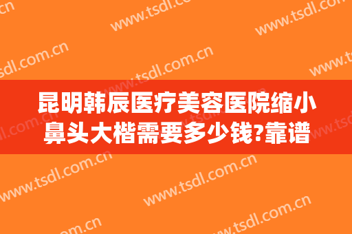 昆明韩辰医疗美容医院缩小鼻头大楷需要多少钱?靠谱吗?(昆明韩辰整形美容医院正规吗)