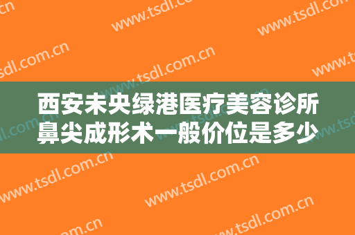 西安未央绿港医疗美容诊所鼻尖成形术一般价位是多少?怎么样?