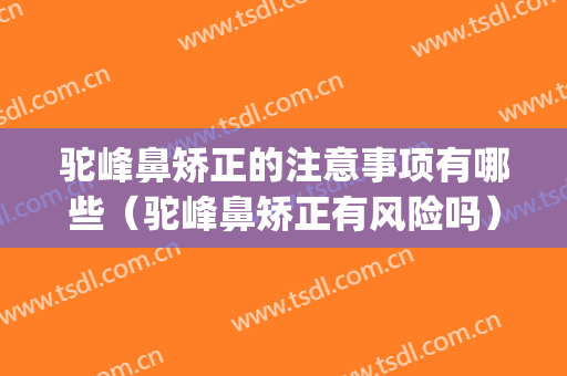 驼峰鼻矫正的注意事项有哪些（驼峰鼻矫正有风险吗）(驼峰鼻矫正术)