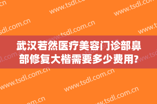 武汉若然医疗美容门诊部鼻部修复大楷需要多少费用?怎么样?(武汉整容修复鼻子厉害的医生)