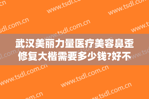 武汉美丽力量医疗美容鼻歪修复大楷需要多少钱?好不好?(武汉美丽力量医疗美容医院)
