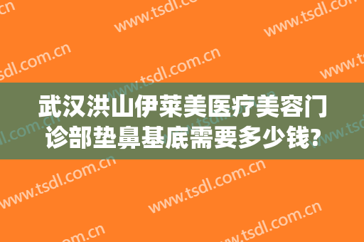 武汉洪山伊莱美医疗美容门诊部垫鼻基底需要多少钱?可靠吗?(武汉市洪山区艾莱美医疗美容门诊部)