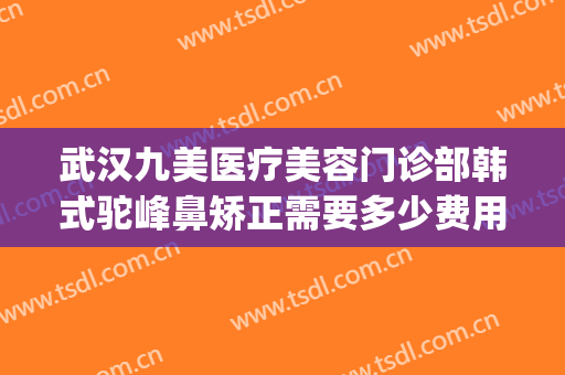 武汉九美医疗美容门诊部韩式驼峰鼻矫正需要多少费用?效果怎么样?(九美整形美容医院官网)