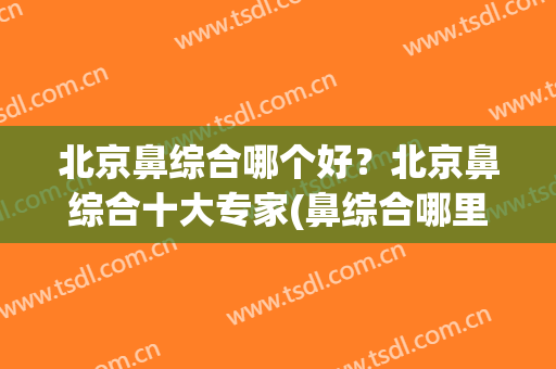 北京鼻综合哪个好？北京鼻综合十大专家(鼻综合哪里好)