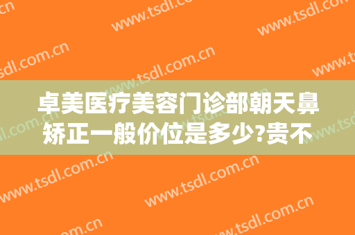卓美医疗美容门诊部朝天鼻矫正一般价位是多少?贵不贵?(卓美整形医院怎么样)
