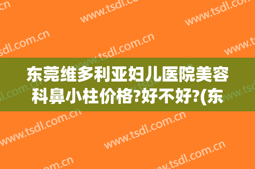 东莞维多利亚妇儿医院美容科鼻小柱价格?好不好?(东莞维多利亚妇儿妇科医院)