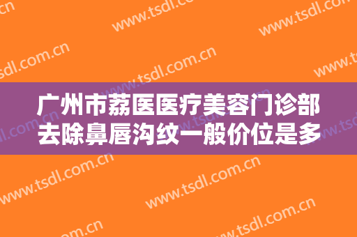 广州市荔医医疗美容门诊部去除鼻唇沟纹一般价位是多少?效果怎么样?