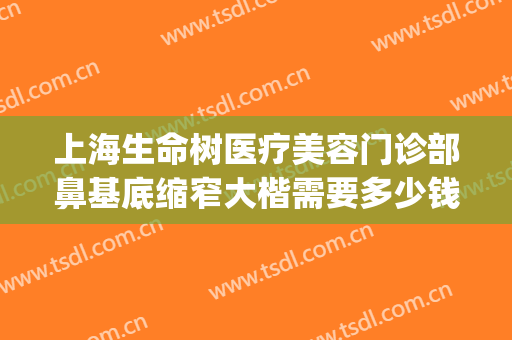 上海生命树医疗美容门诊部鼻基底缩窄大楷需要多少钱?靠谱吗?(上海鼻部整形的价钱)