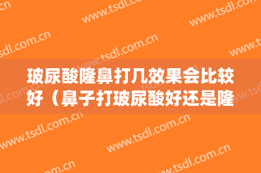 玻尿酸隆鼻打几效果会比较好（鼻子打玻尿酸好还是隆鼻好）(玻尿酸隆鼻在哪里打好)