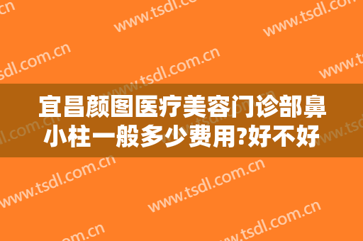 宜昌颜图医疗美容门诊部鼻小柱一般多少费用?好不好?