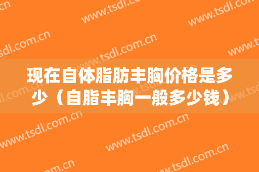 现在自体脂肪丰胸价格是多少（自脂丰胸一般多少钱）(自体脂肪丰胸价格费用)